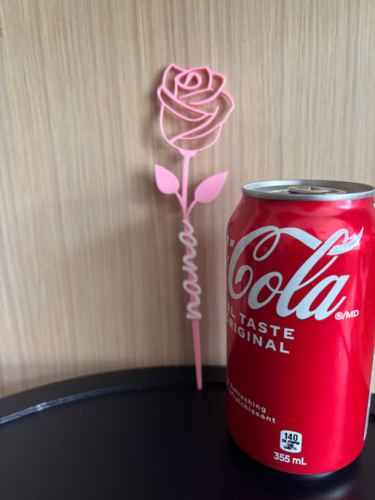 Custom name rose