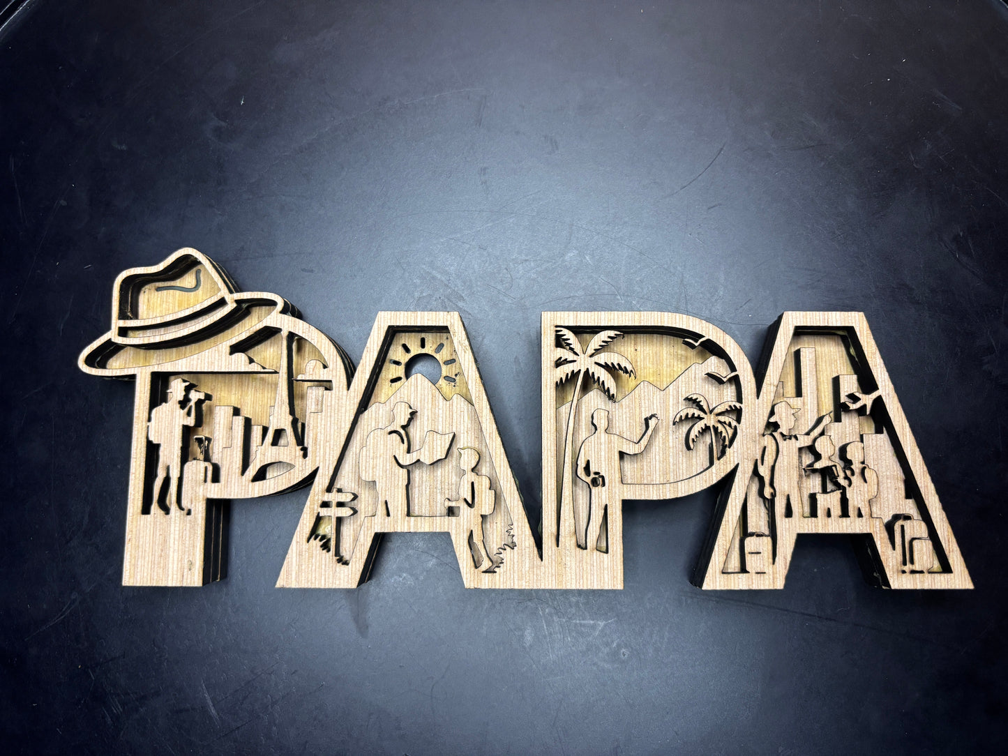 Father’s Day Wooden "PAPA" Sign