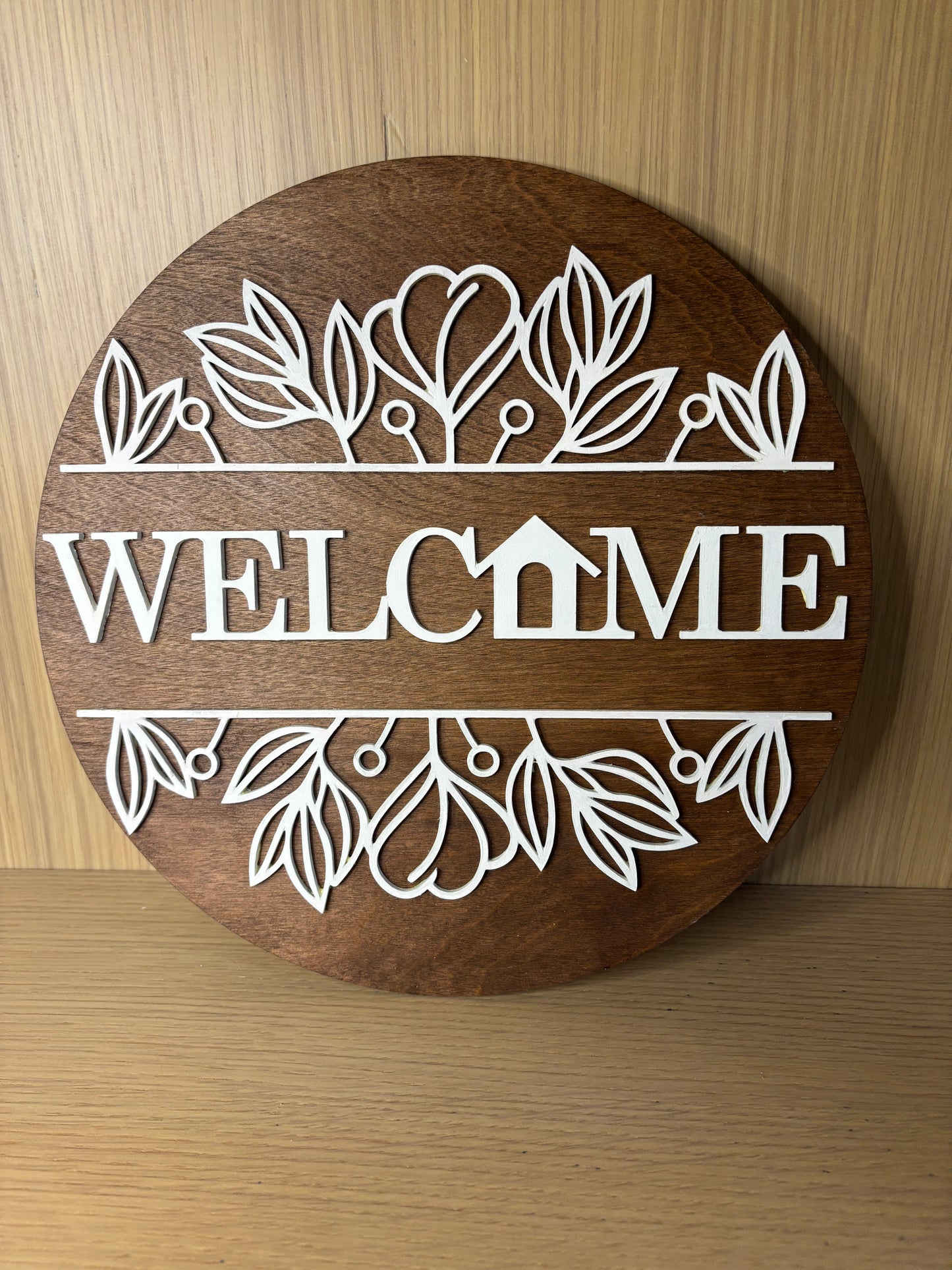 Welcome home sign