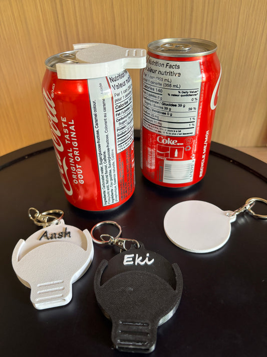 Snap-On Can Cover – 3D Printed in Strong PETG | Reusable Lid for Soda & Beer Cans